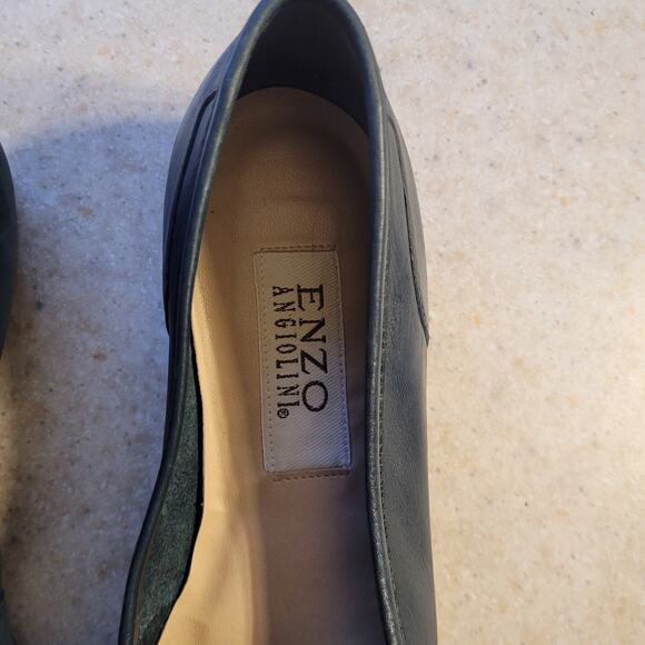 Vntg Y2K Enzo Angiolini Leather Loafers 7.5 Vero Cuoio Sole Old Money Quietlux - Picture 4 of 10